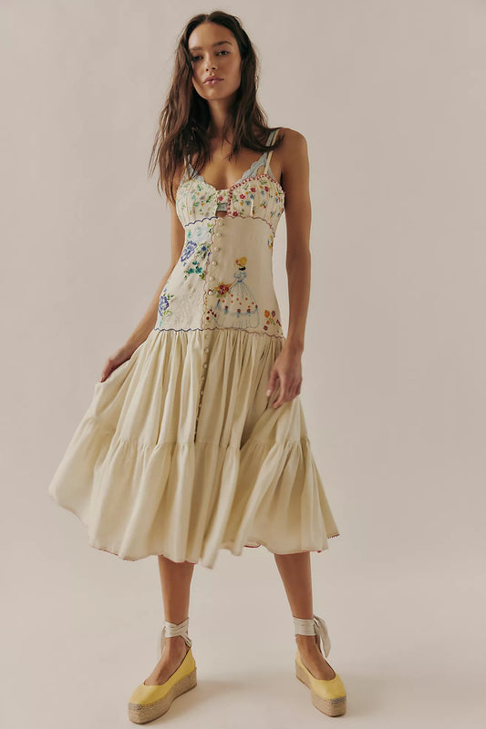 Bali Forget Me Not Midi Dress